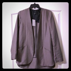 H&M open front blazer